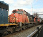 CN 2238 on CSX B713 oiler